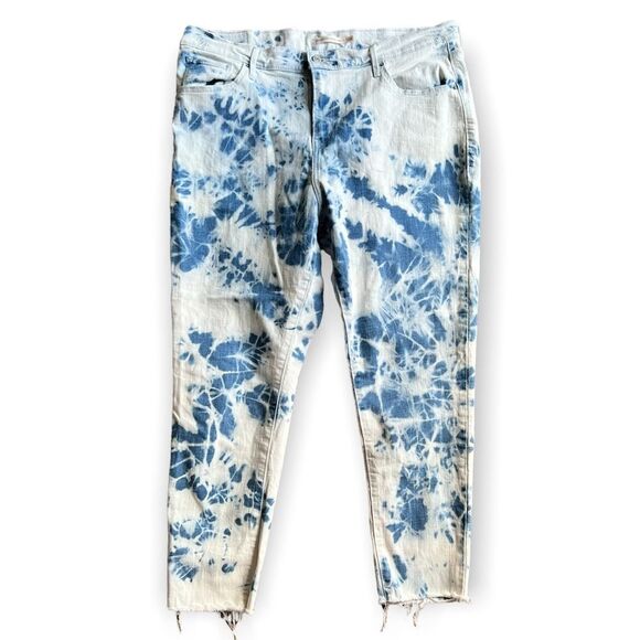Levi's 721 High Rise Tie Dye Ankle Skinny Jeans - Picture 3 of 12